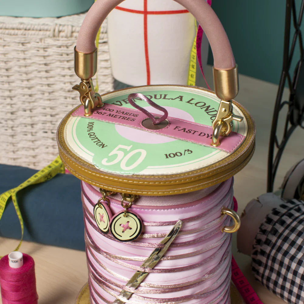 Vendula London Sewing Shop Raspberry Edition Cotton Reel Arriving Soon SOLD OUT