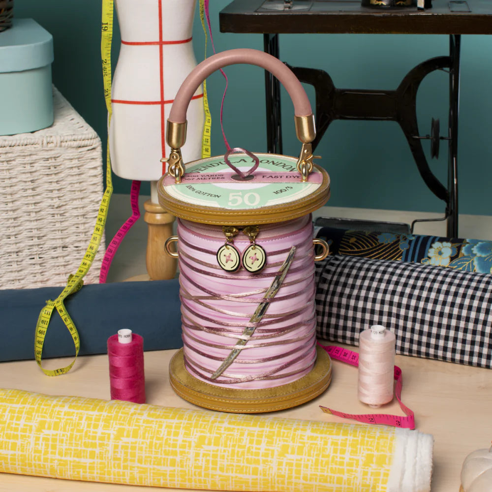 Vendula London Sewing Shop Raspberry Edition Cotton Reel Arriving Soon SOLD OUT