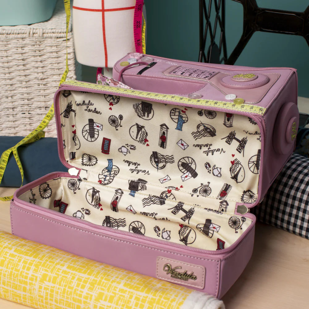 Vendula London Sewing Shop raspberry edition Sewing Machine Bag SOLD OUT