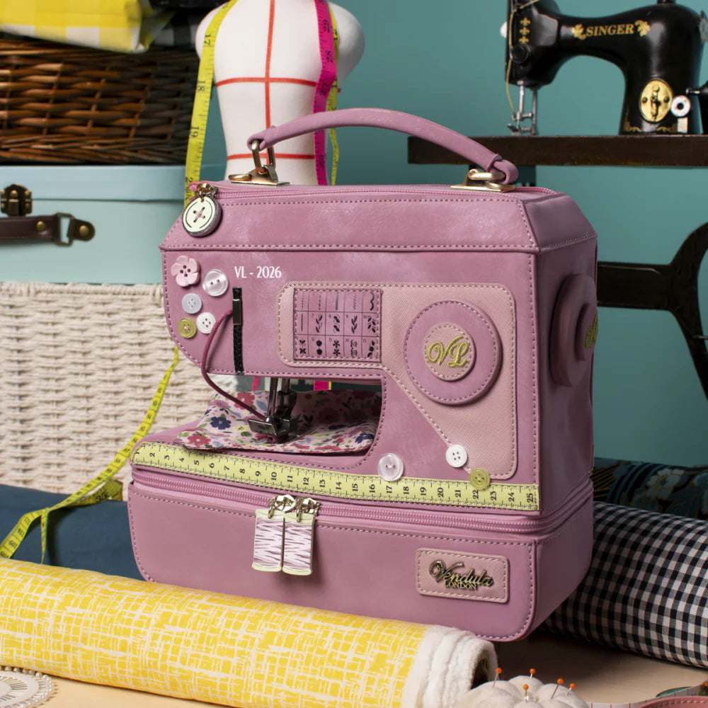 Vendula London Sewing Shop raspberry edition Sewing Machine Bag SOLD OUT