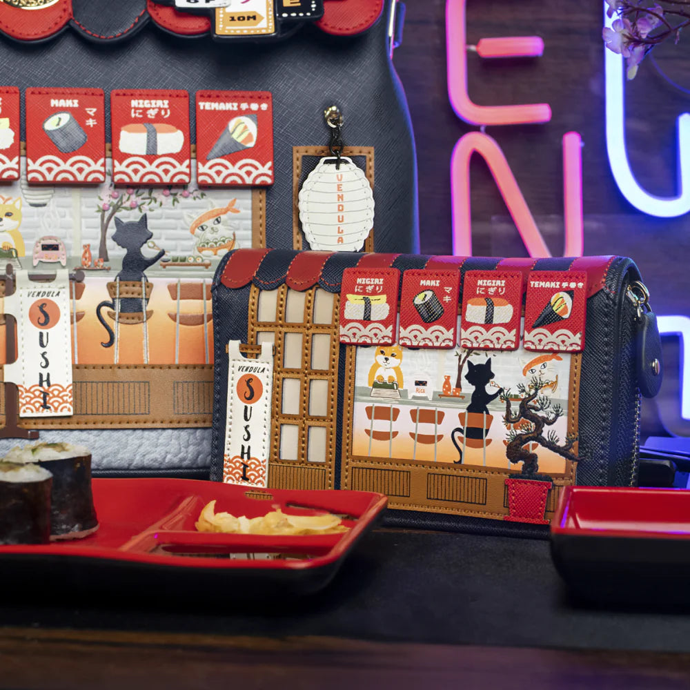 Vendula London Sushi Blue Edition Medium Wallet Available Now