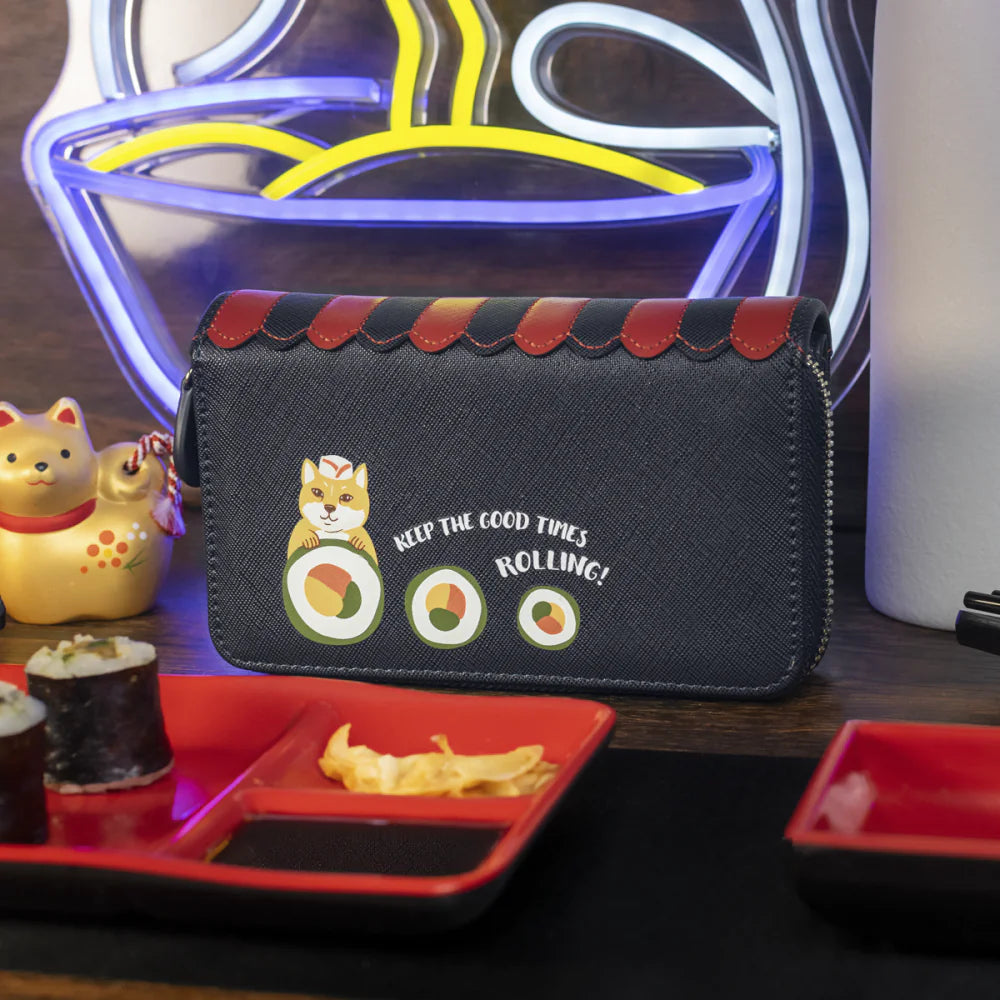 Vendula London Sushi Blue Edition Medium Wallet Available Now