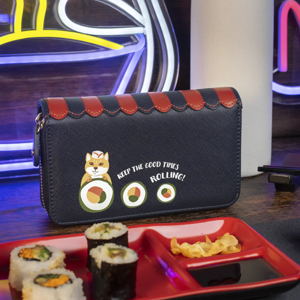 Vendula London Sushi Blue Edition Medium Wallet Available Now