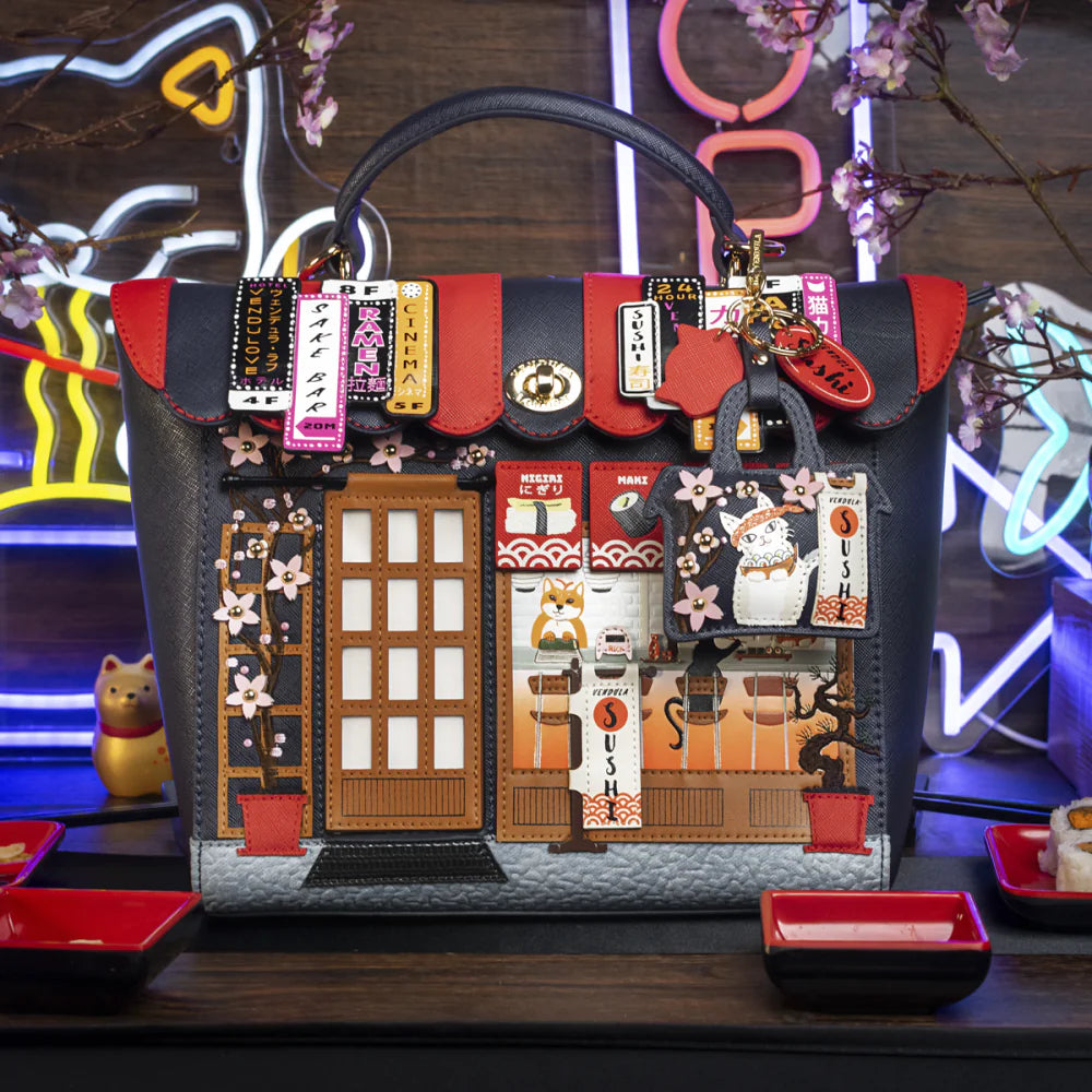 Vendula London Blue Sushi Edition Shoulder Backpack Available Now