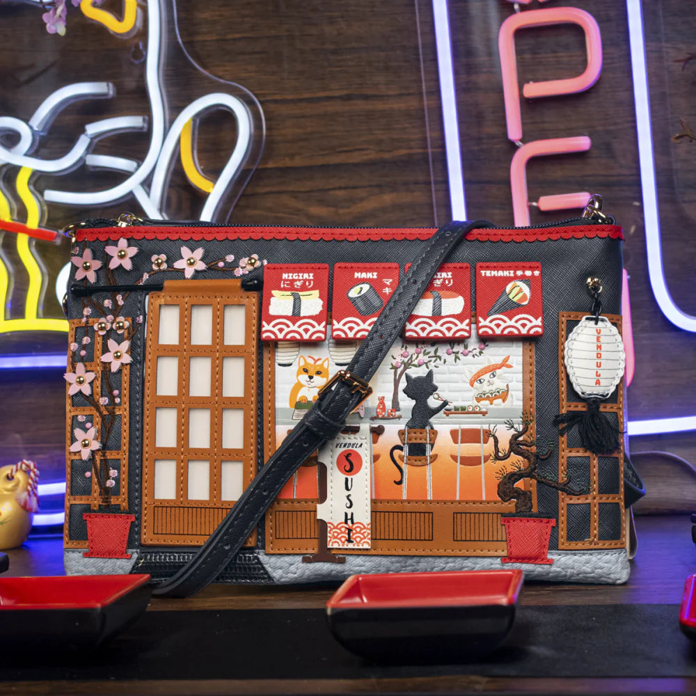 Vendula London Sushi Blue Edition Kate Pouch Bag Available Now