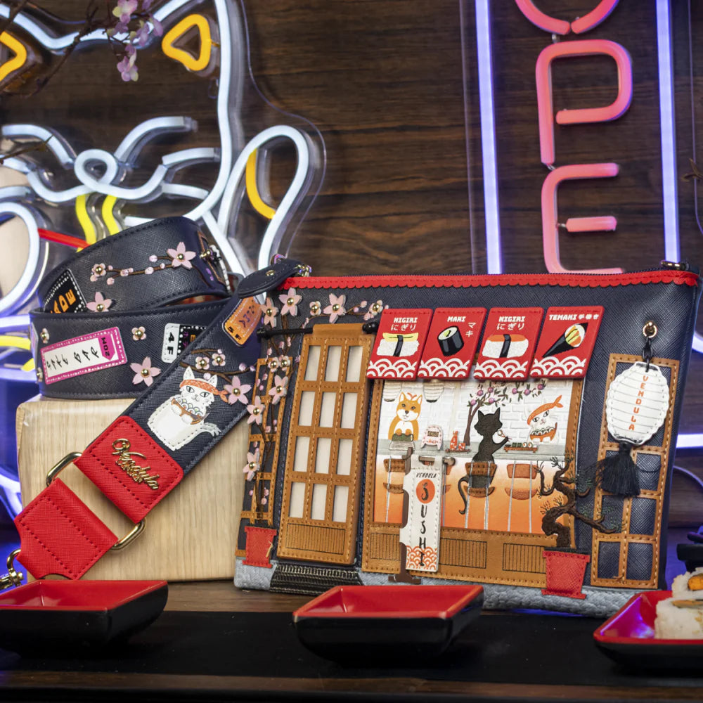 Vendula London Sushi Blue Edition Kate Pouch Bag Available Now