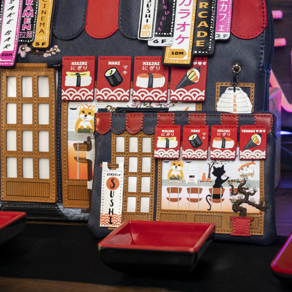 Vendula Lomdon Sushi Blue Edition Zipper Coin Key Purse Available Now