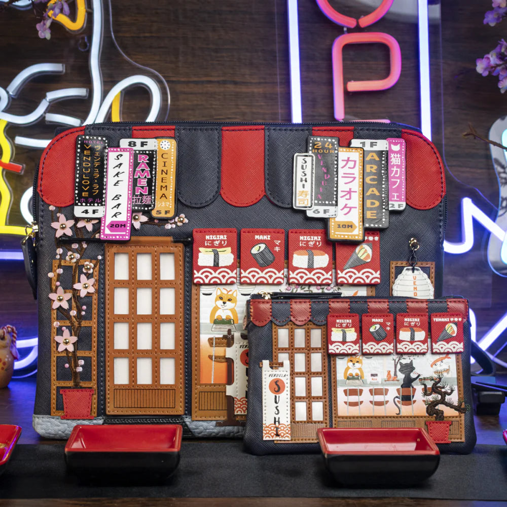 Vendula Lomdon Sushi Blue Edition Zipper Coin Key Purse Available Now