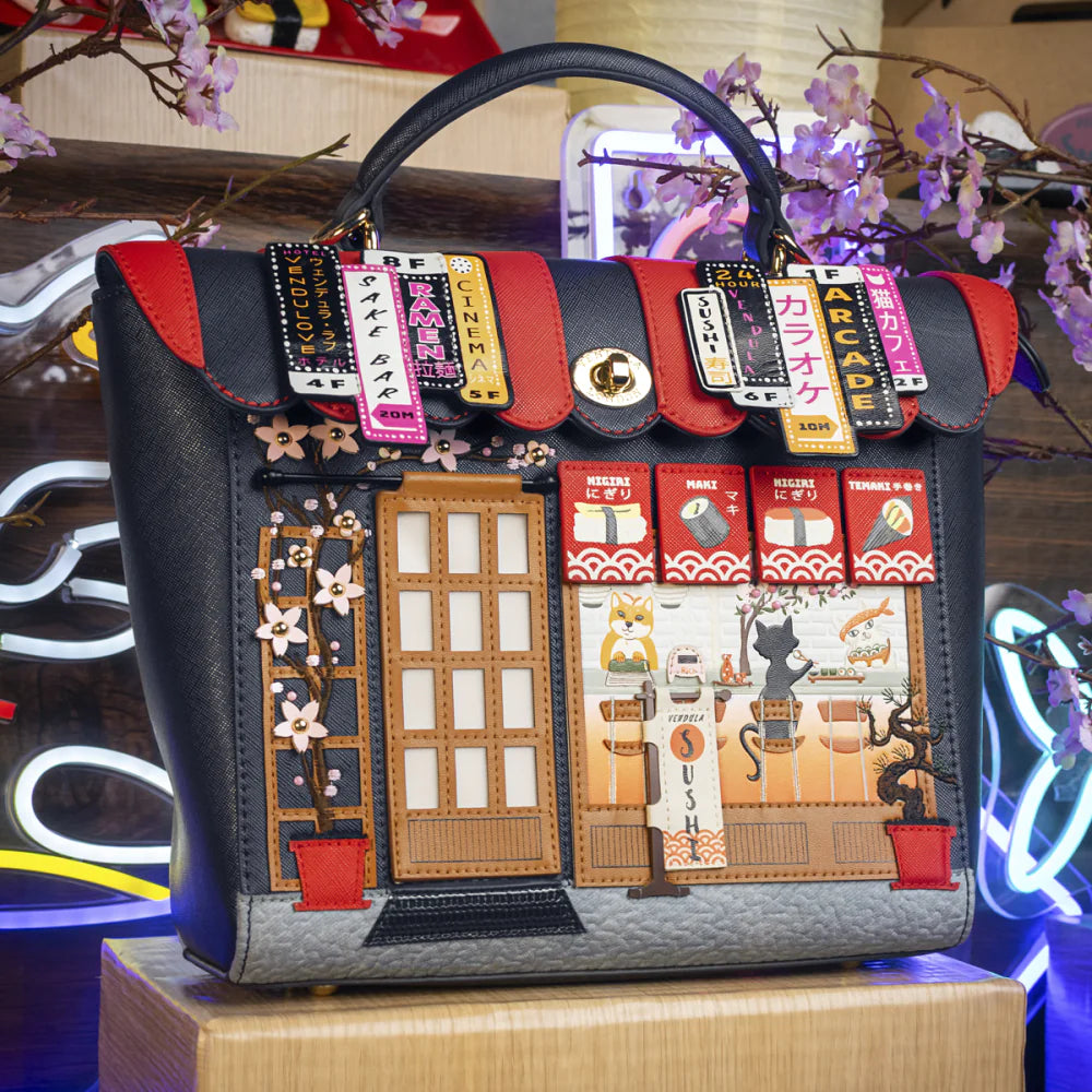Vendula London Blue Sushi Edition Shoulder Backpack Available Now