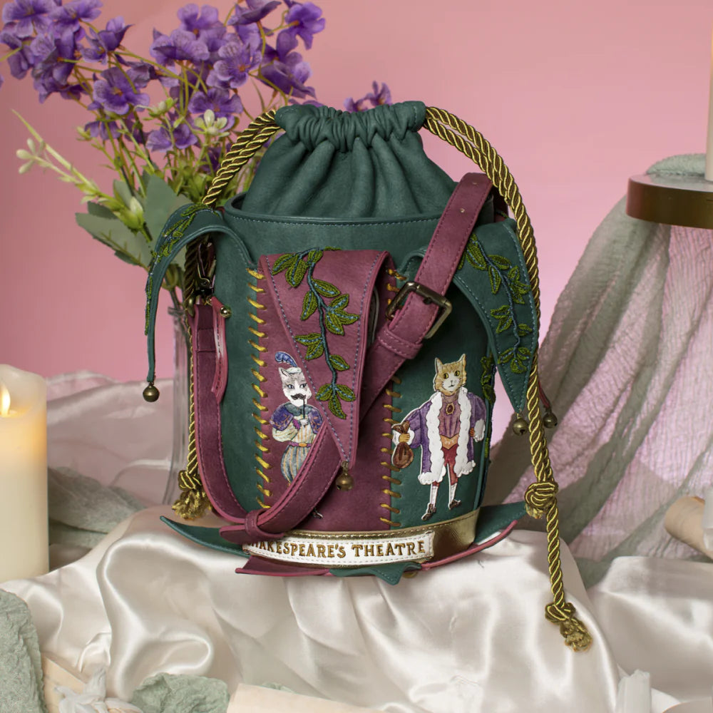 Vendula London Shakespeare Twelfth Night Jester Hat Bag Arrives 5/6