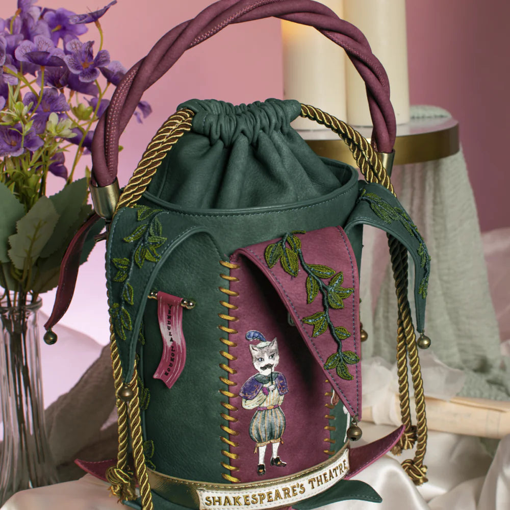 Vendula London Shakespeare Twelfth Night Jester Hat Bag Arrives 5/6