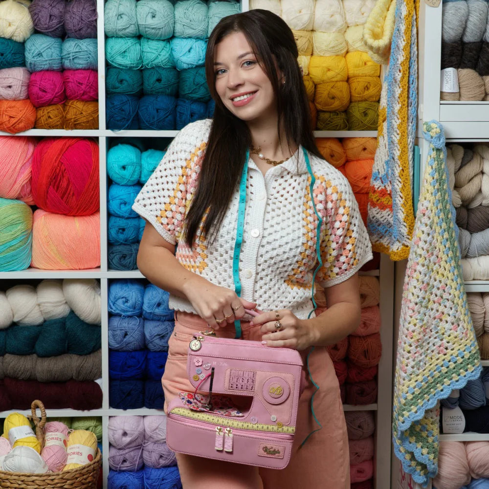 Vendula London Sewing Shop raspberry edition Sewing Machine Bag SOLD OUT