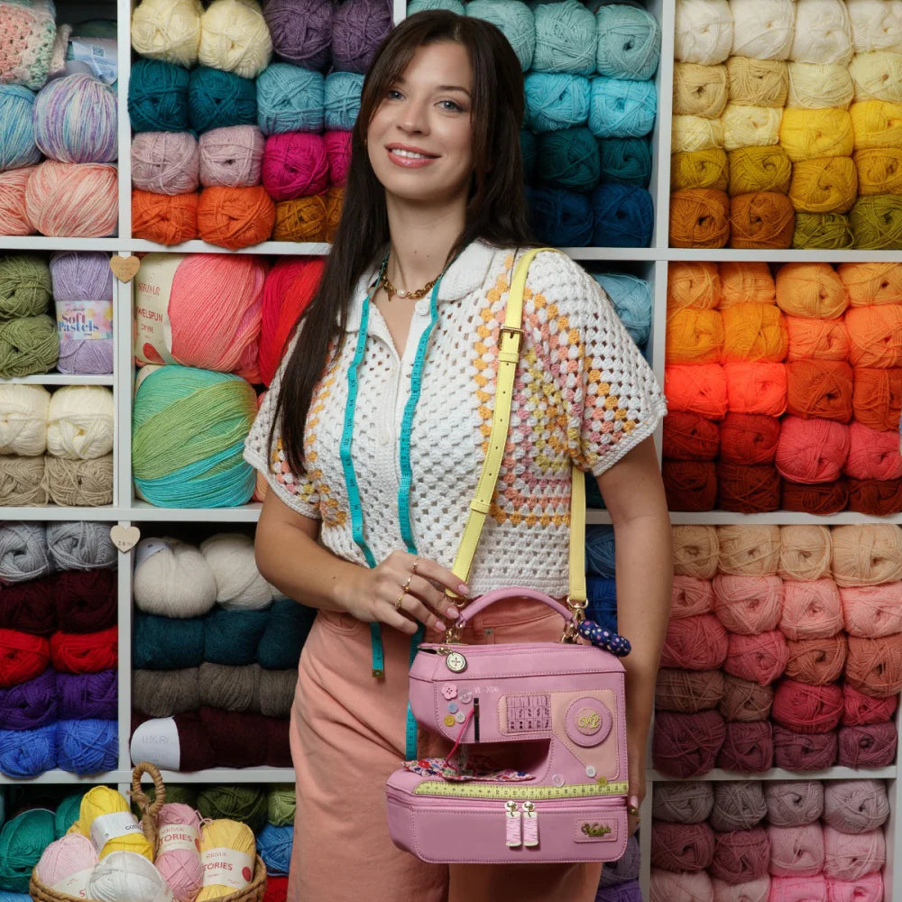 Vendula London Sewing Shop raspberry edition Sewing Machine Bag SOLD OUT