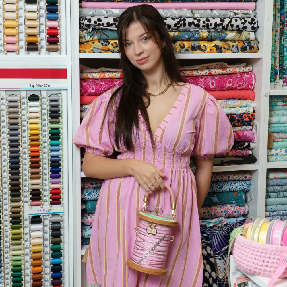Vendula London Sewing Shop Raspberry Edition Cotton Reel Arriving Soon SOLD OUT