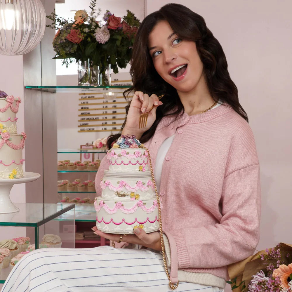Vendula London Posies & Patisseries Cake Bag Available Now