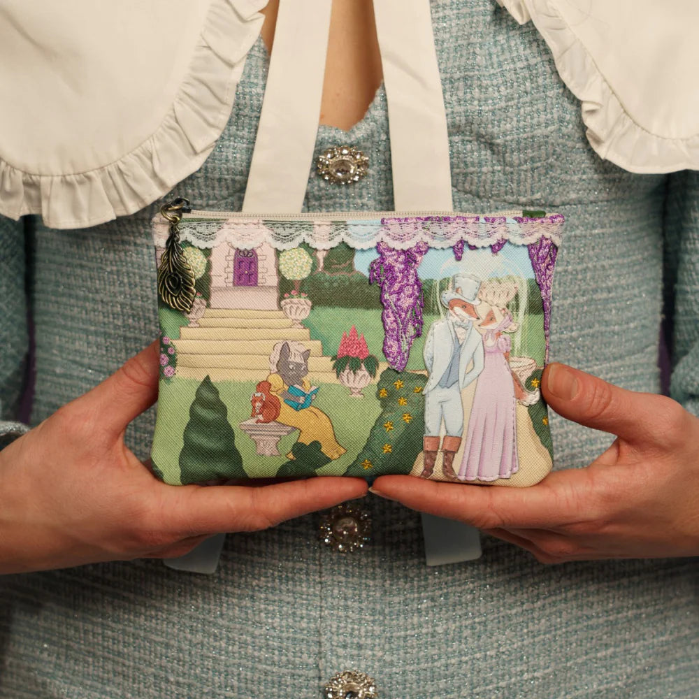 Vendula London Regency Gardens Zipper Coin Purse Available Now