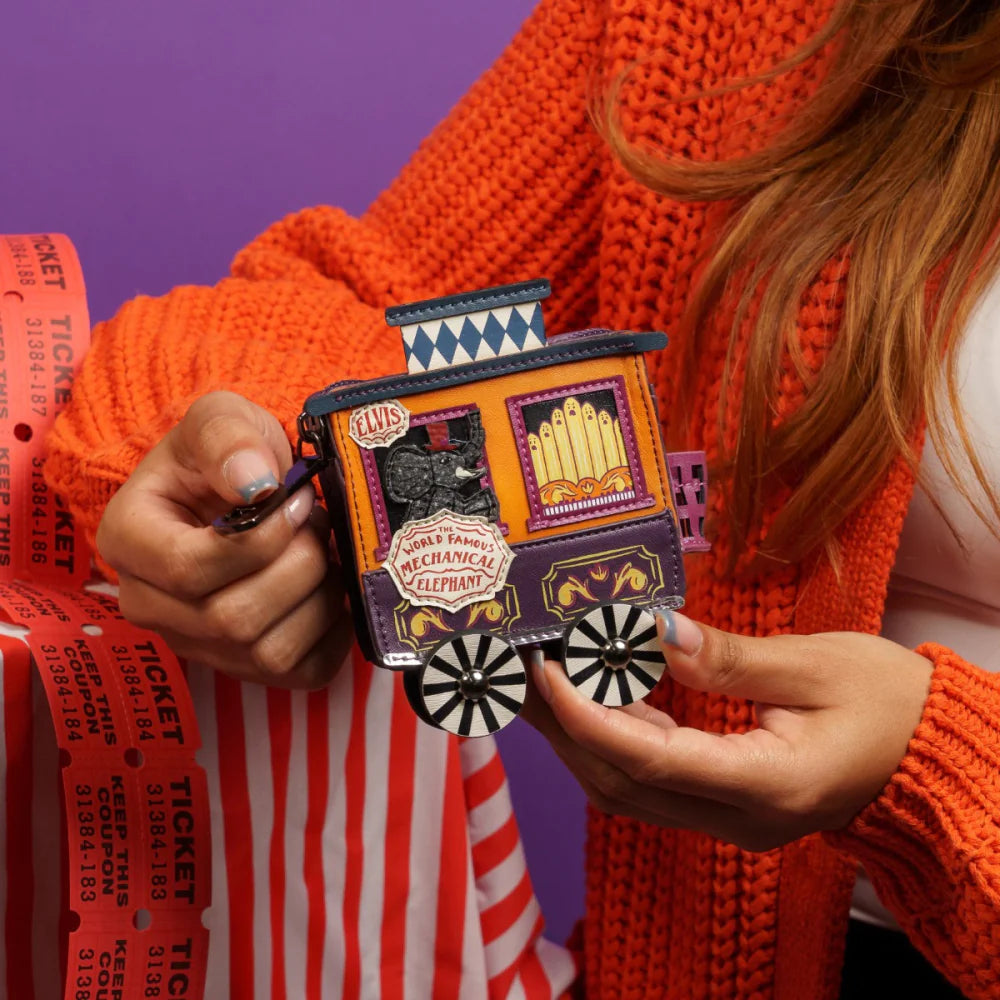 Vendula London Skelecat’s Travelling Ghost Train Carriage Coin Purse Available Now