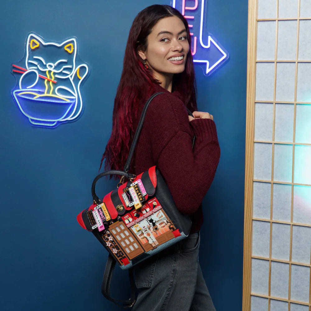 Vendula London Blue Sushi Edition Shoulder Backpack Available Now