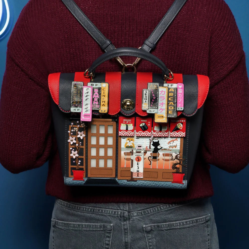 Vendula London Blue Sushi Edition Shoulder Backpack Available Now