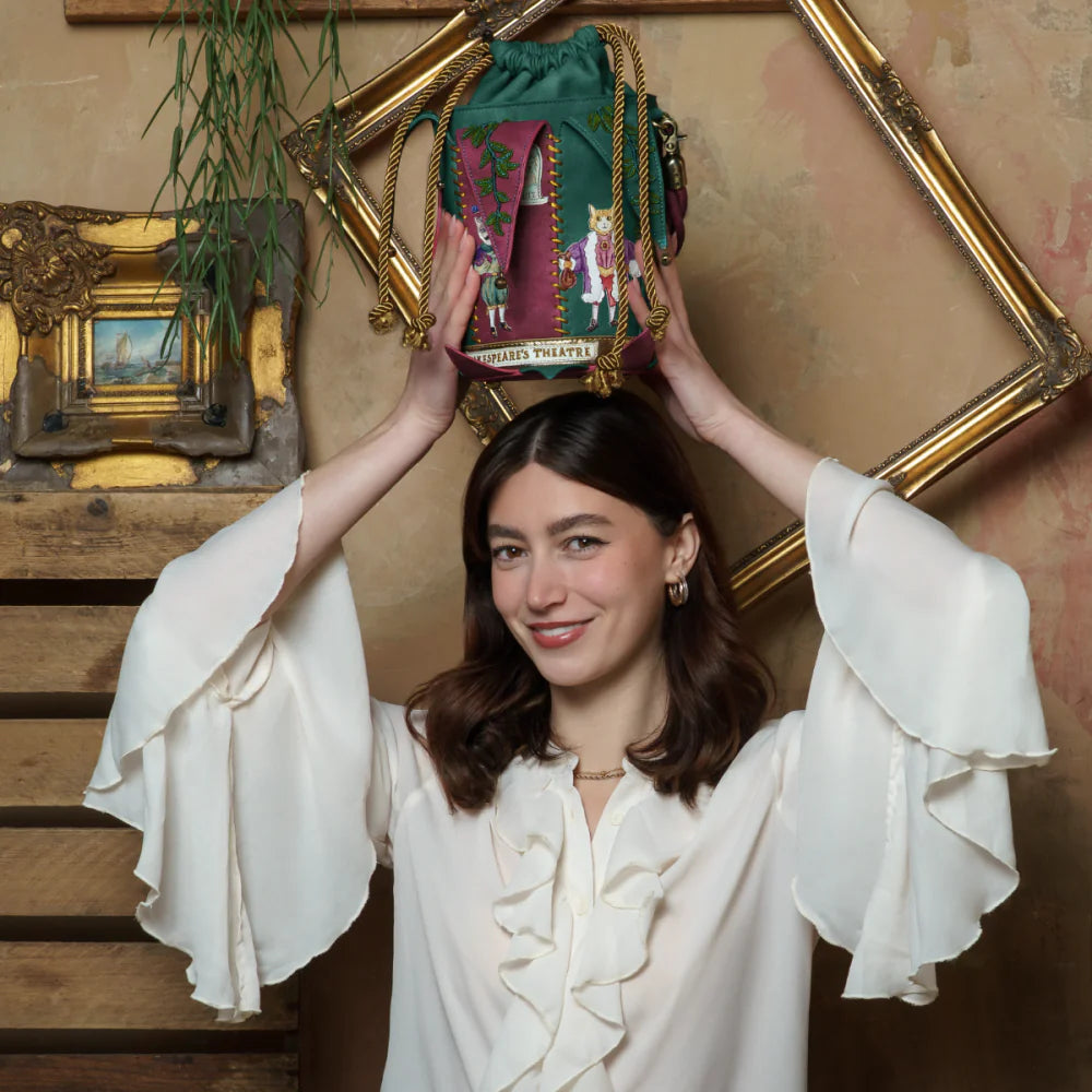 Vendula London Shakespeare Twelfth Night Jester Hat Bag Arrives 5/6