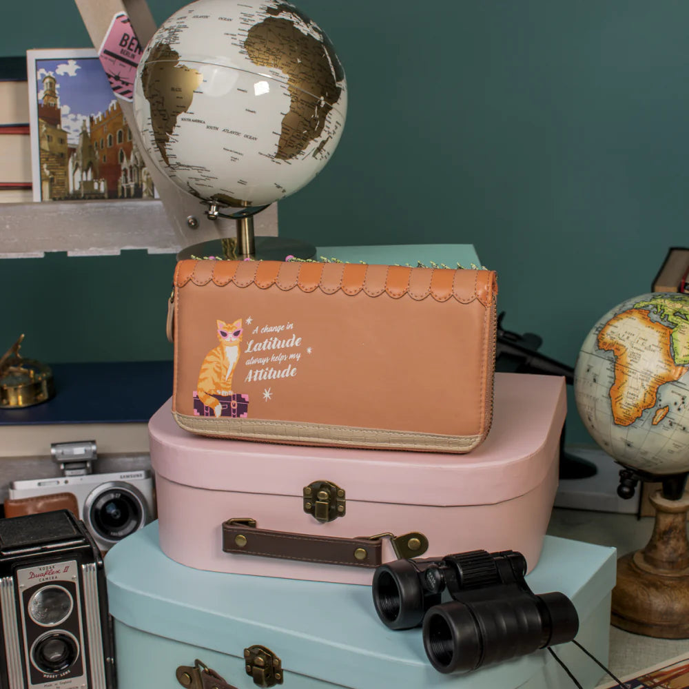 Vendula London Voyage Travel Shop Large Ziparound Wallet Presale