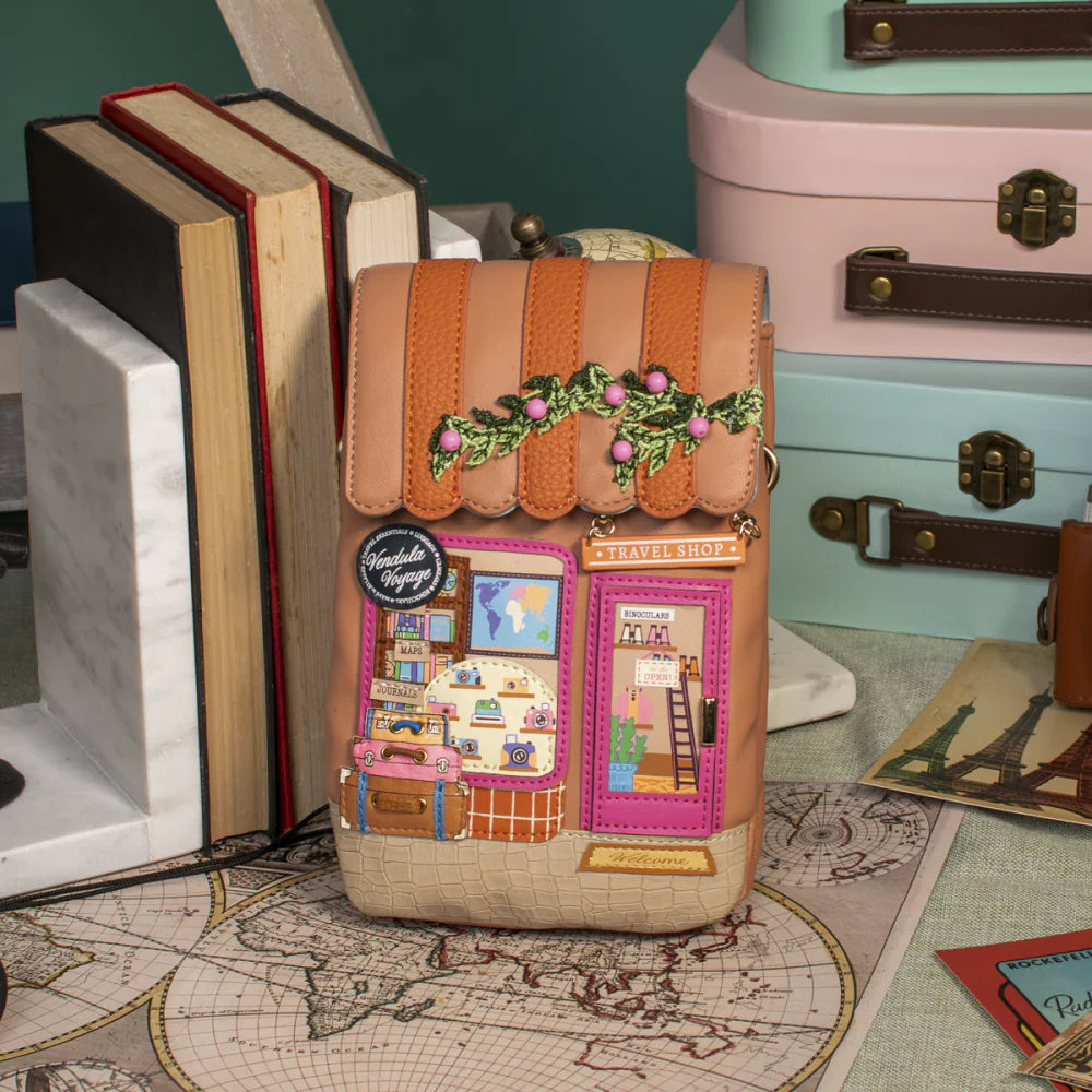 Vendula London Voyage Travel Shop Phone Pouch Presale