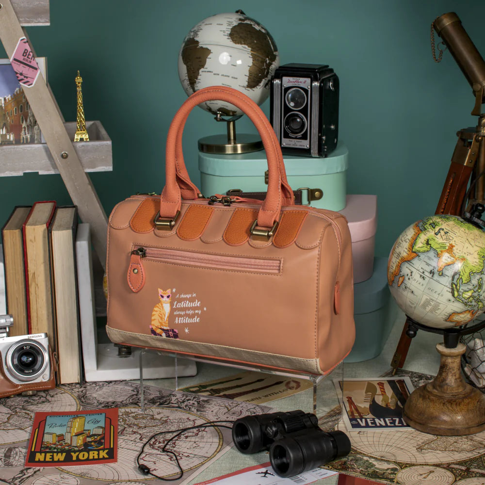 Vendula London Voyage Travel Shop Speedy Bowler Bag  Presale