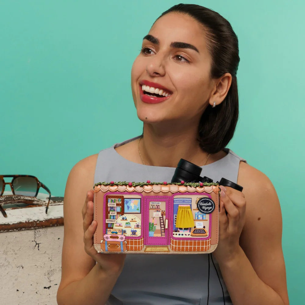 Vendula London Voyage Travel Shop Large Ziparound Wallet Presale