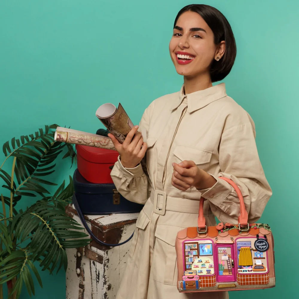 Vendula London Voyage Travel Shop Speedy Bowler Bag  Presale