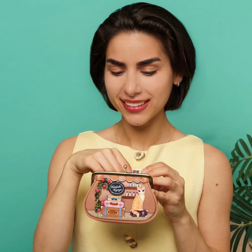 Vendula London Voyage Travel Shop Clipper Coin Purse Pre Sale