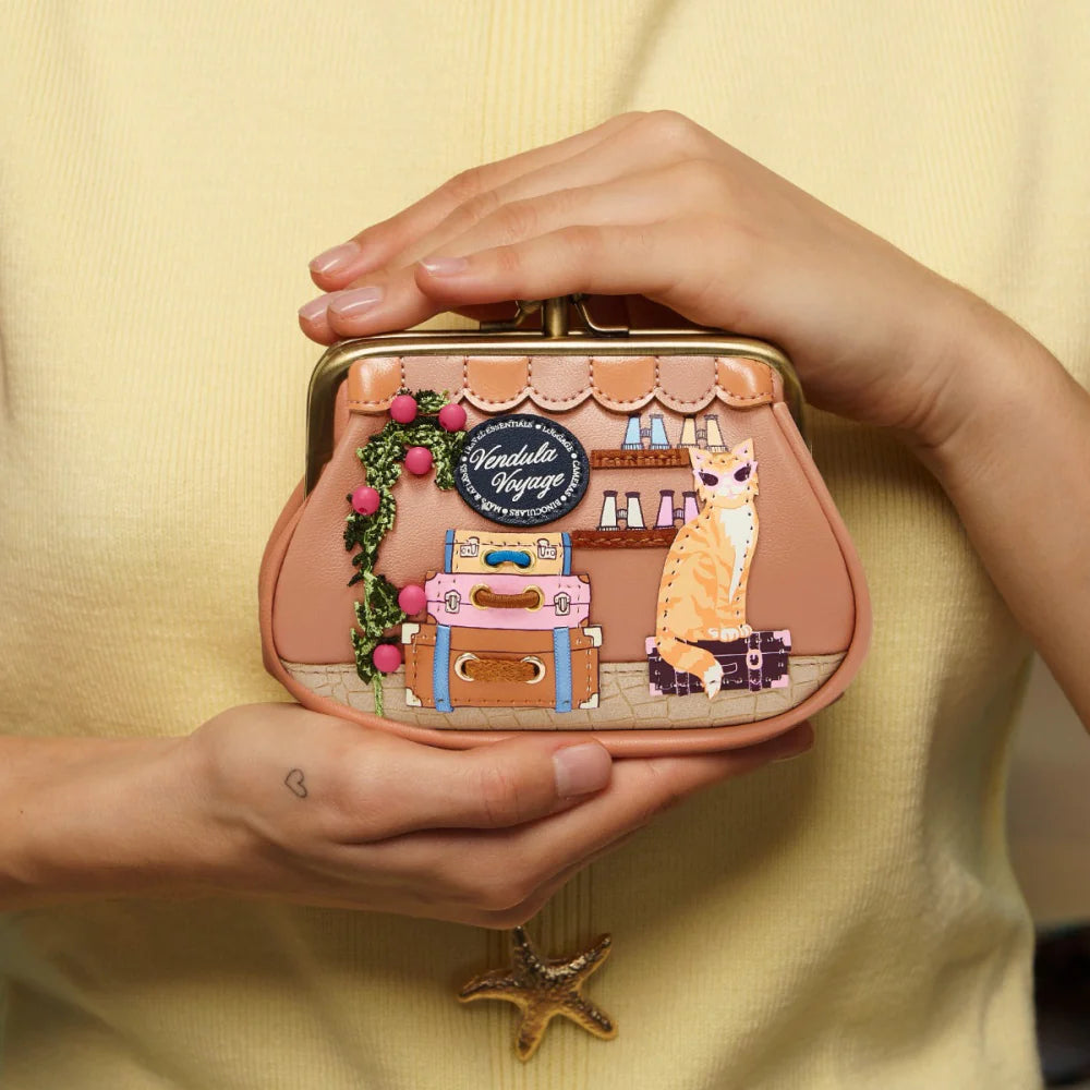 Vendula London Voyage Travel Shop Clipper Coin Purse Pre Sale
