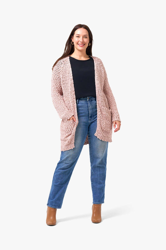 Boho Australia - Jedda Cardigan Pink/Rose Gold