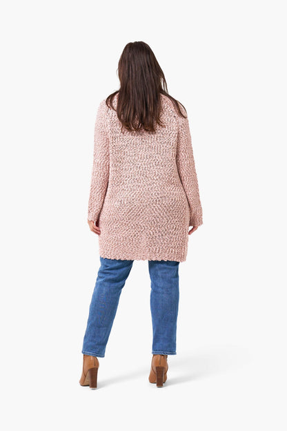 Boho Australia - Jedda Cardigan Pink/Rose Gold